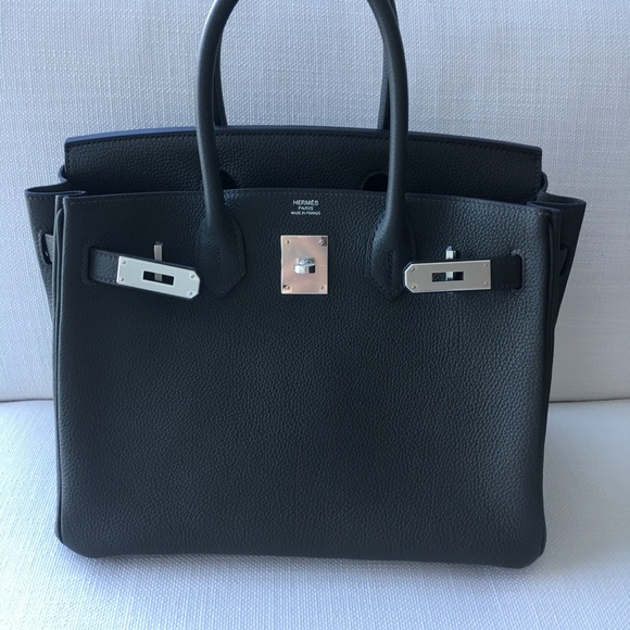 Hermès Birkin 30 Togo - C6 green Grey - Picture 3 of 9